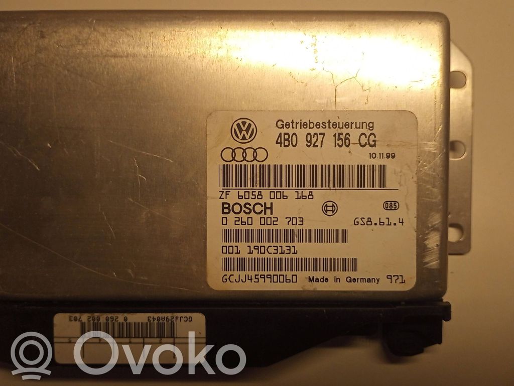 Audi A6 S6 C5 4B Sterownik / Moduł skrzyni biegów 