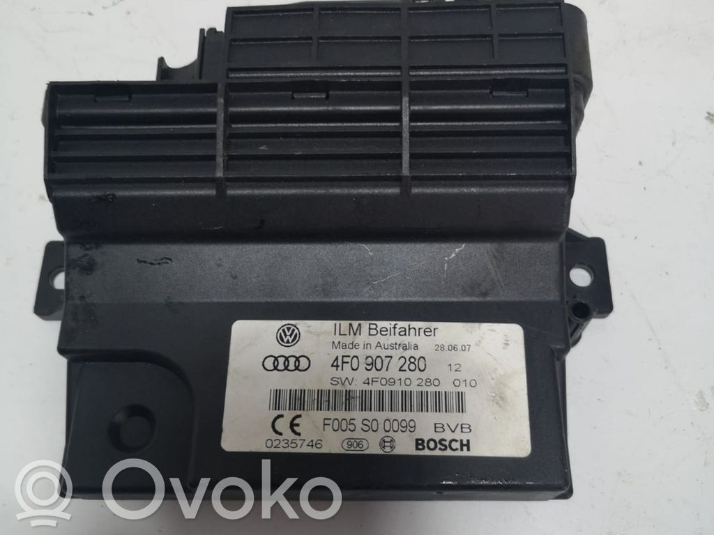 Engine control unit/module ECU   4F0907280,4F0910280,F005S00099