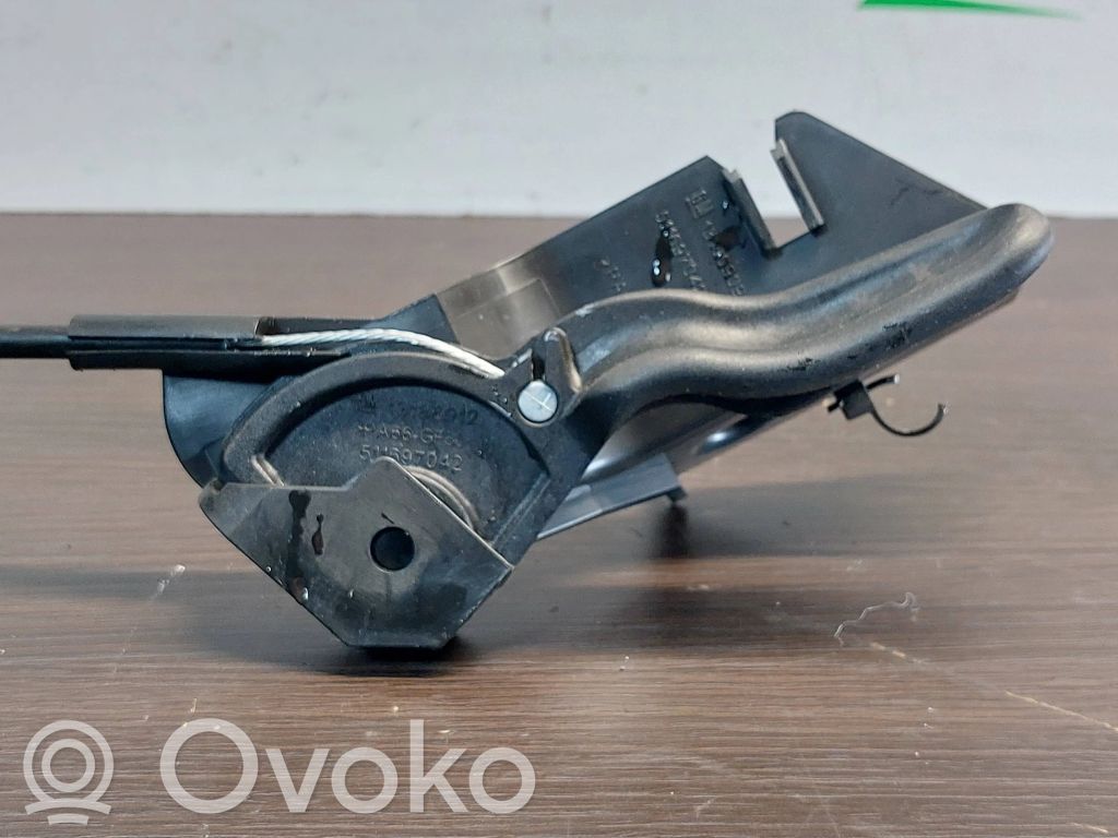 Opel Corsa D Dzinēja pārsega attaisīšanas rokturītis 