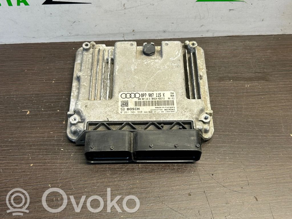 Audi A3 S3 A3 Sportback 8P Engine control unit/module 