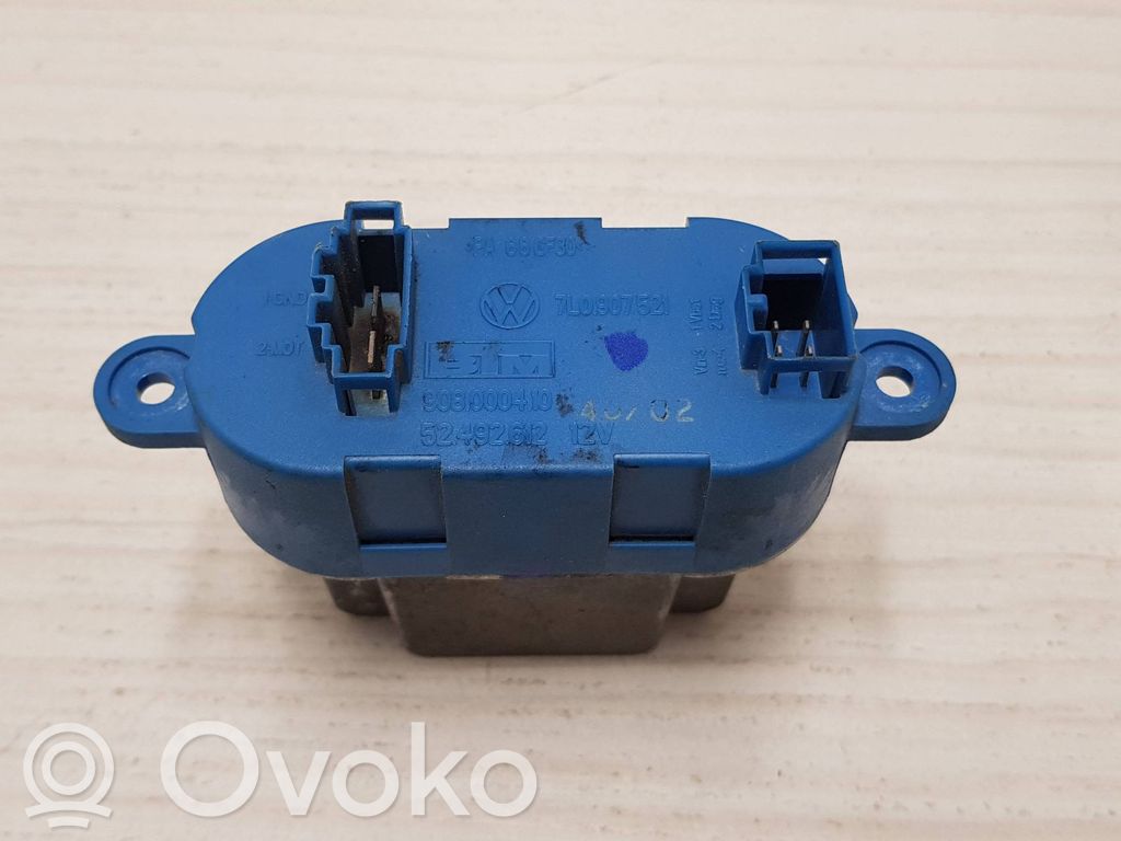 Volkswagen Touareg I Mazā radiatora ventilatora reostats 