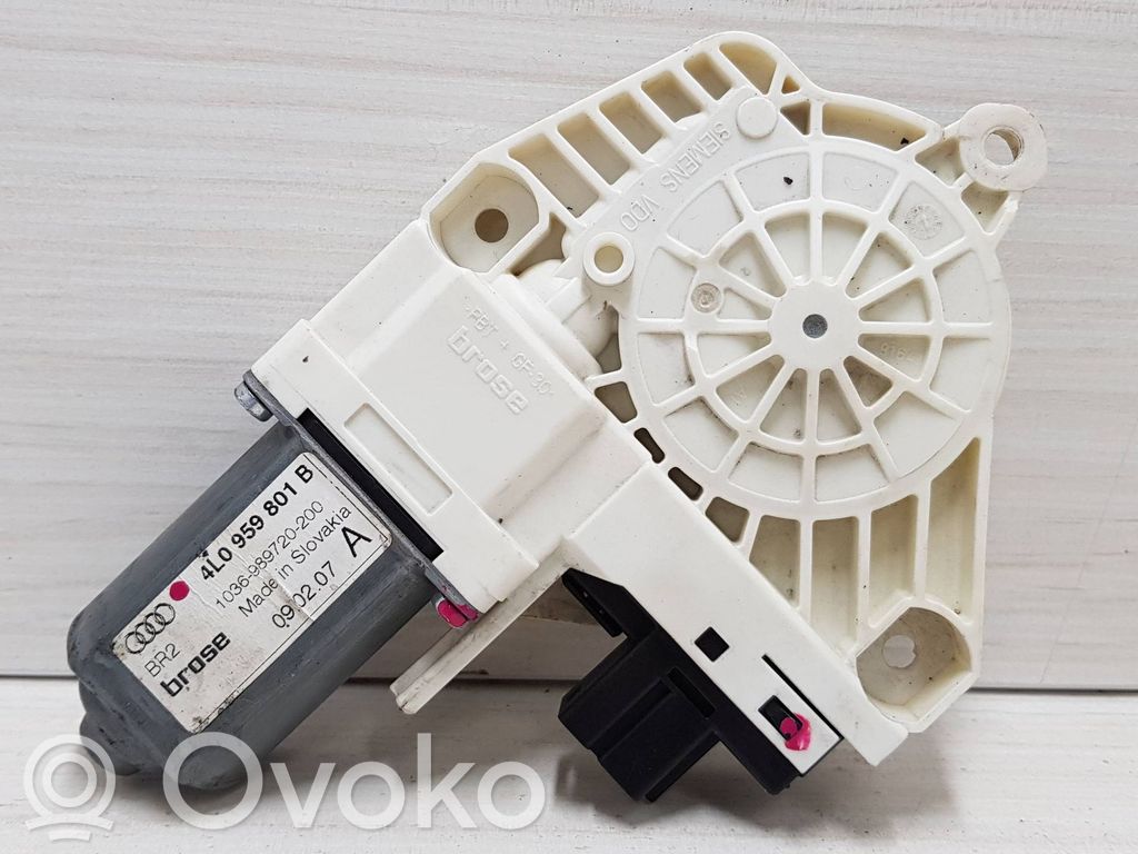 Audi Q7 4L Silniczek podnoszenia szyby drzwi tylnych 