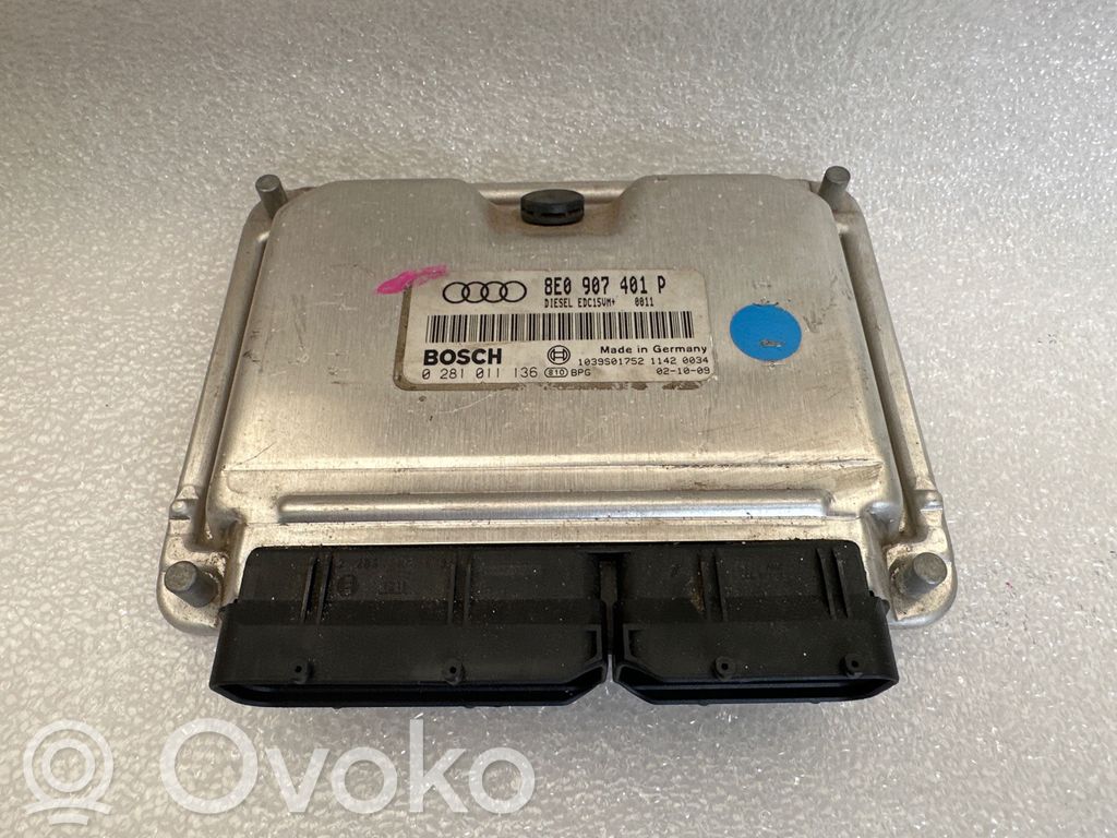 Audi A4 S4 B6 8E 8H Unitate/modul de control motor 