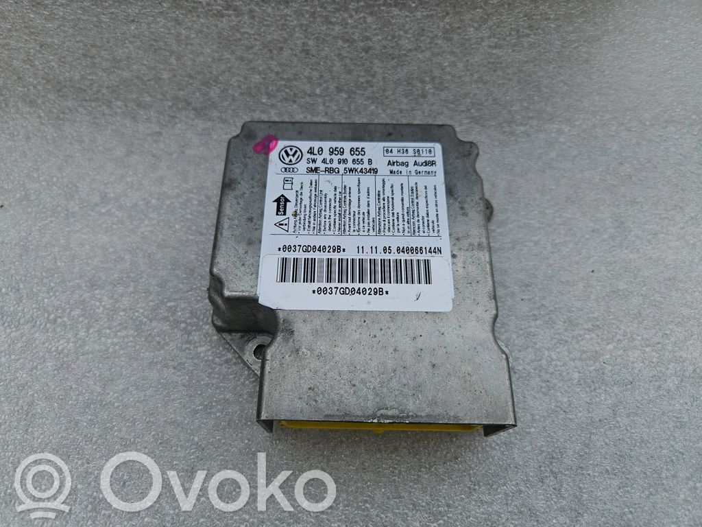 Airbag control unit/module   4L0959655,4L0910655B