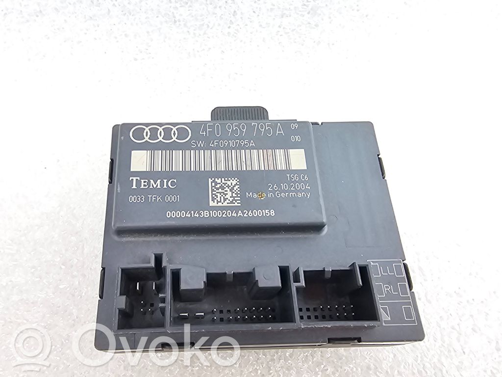 Audi A6 S6 C6 4F Centralina/modulo portiere 