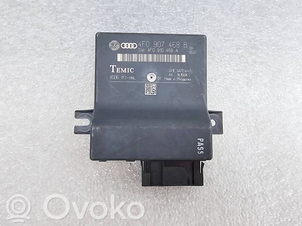 Audi A6 S6 C6 4F Modul control gateway 