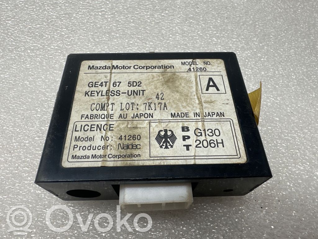 Immobilizer control unit/module   GE4T675D2