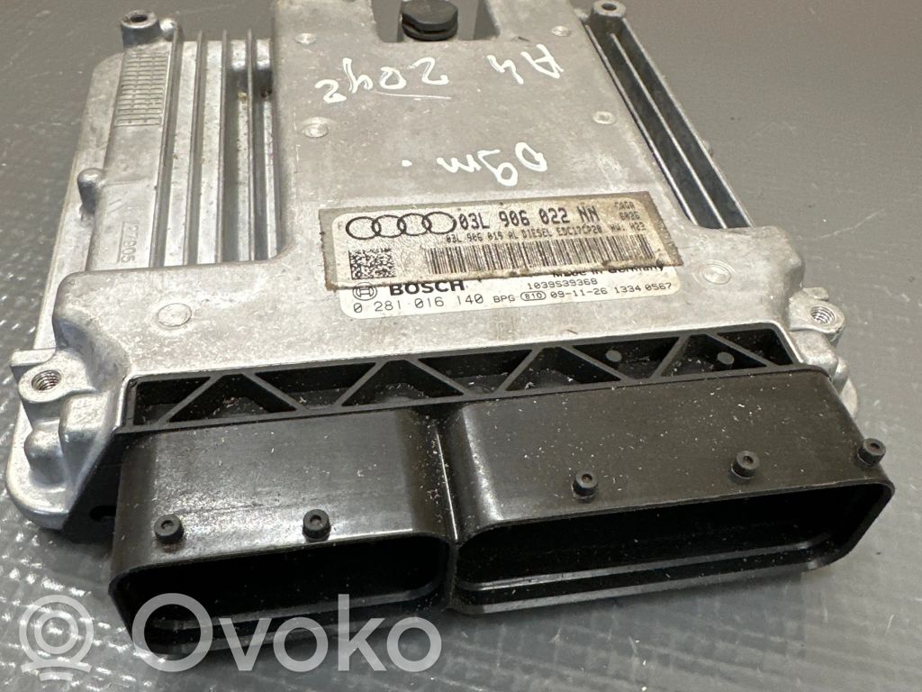Engine control unit/module   03L906019AL,03L906022NN,0281016140