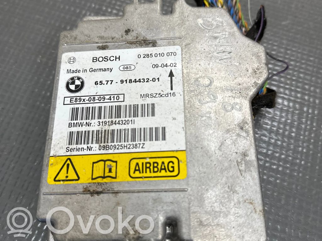 Airbag control unit/module   9184432,0285010070,319184432011