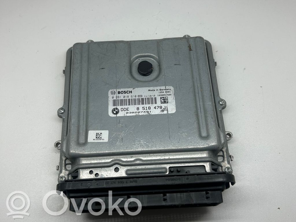 BMW 5 F10 F11 Engine control unit/module 