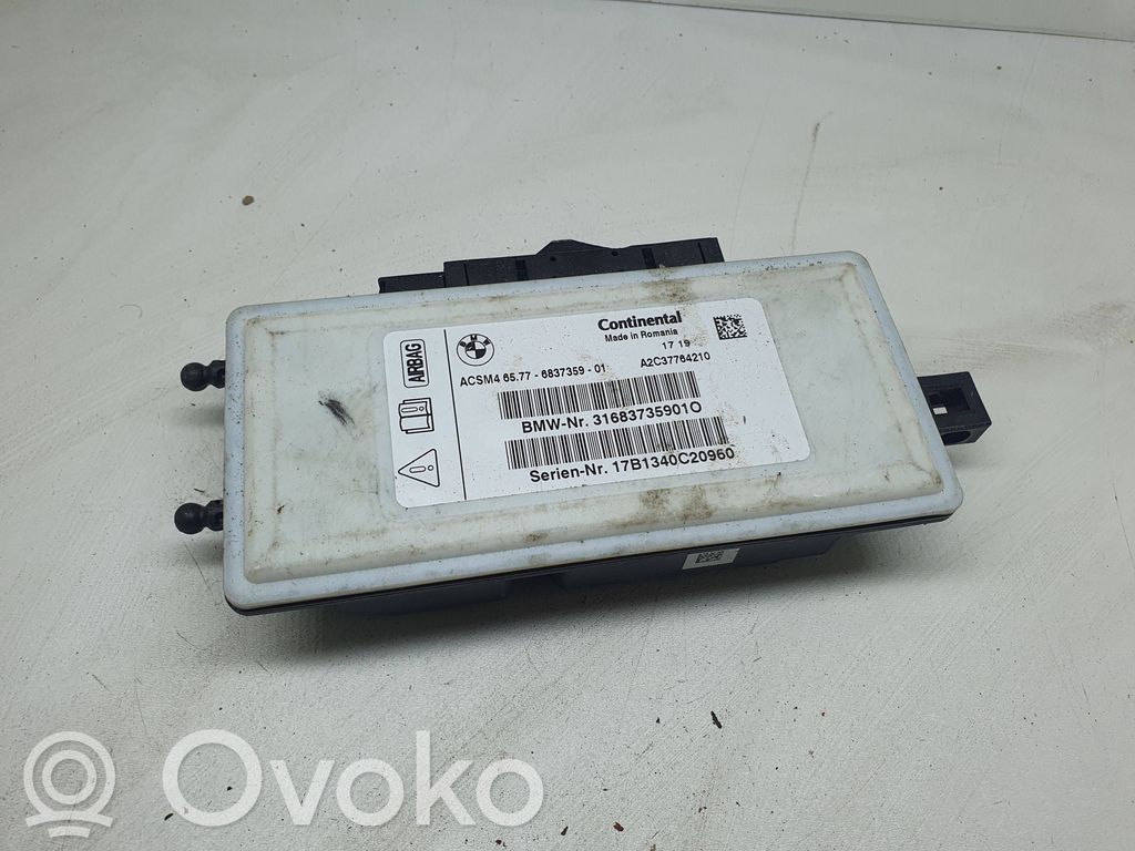 BMW 3 F30 F35 F31 Sterownik / Moduł Airbag 