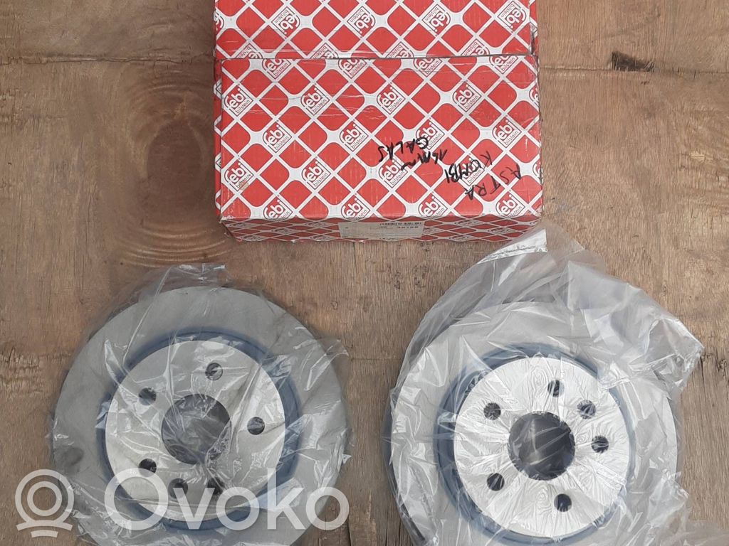 Opel Astra J Rear brake disc 