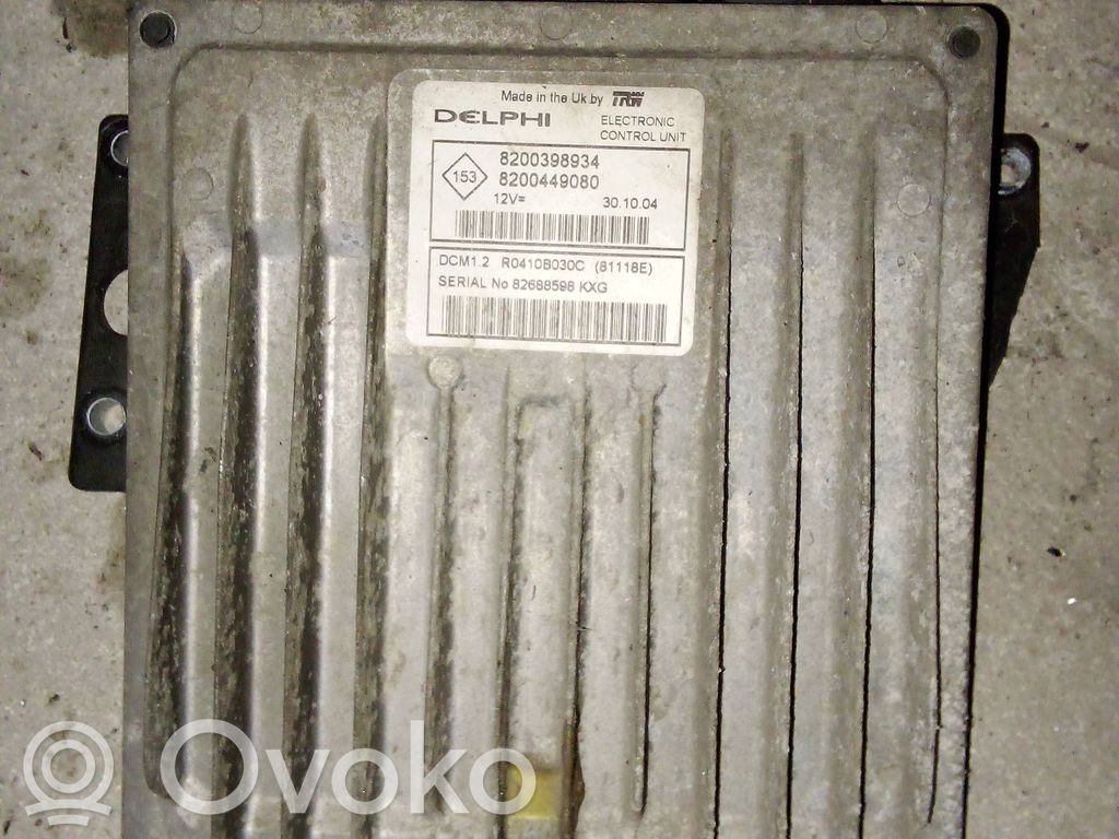 Unidad de control/módulo del motor   8200398934