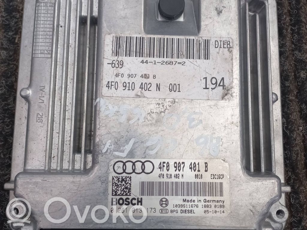 Engine control unit/module   4F0907401B,4F0910402N,0281013173