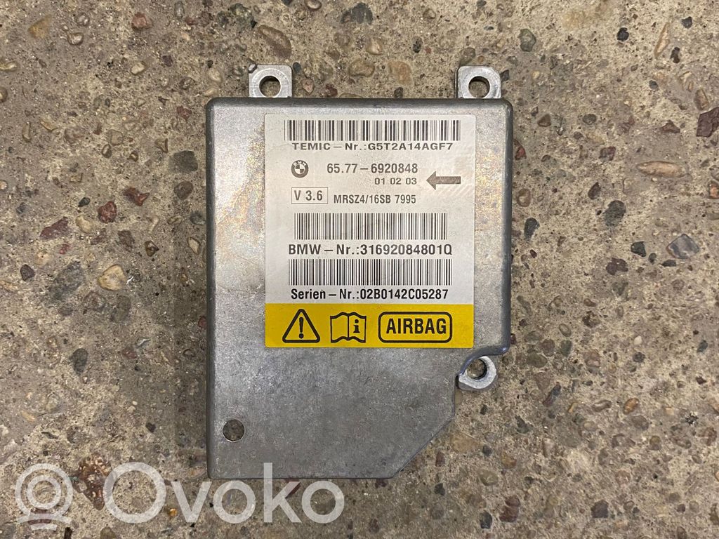 BMW 5 E39 Airbag control unit/module 