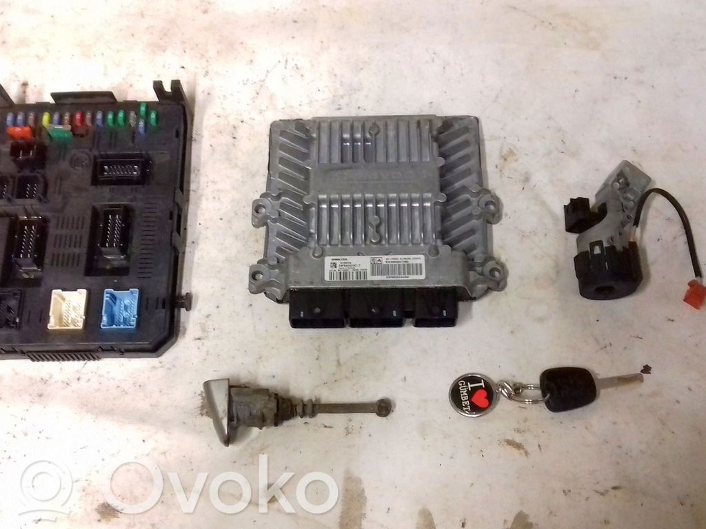 Peugeot 407 Engine ECU kit and lock set 