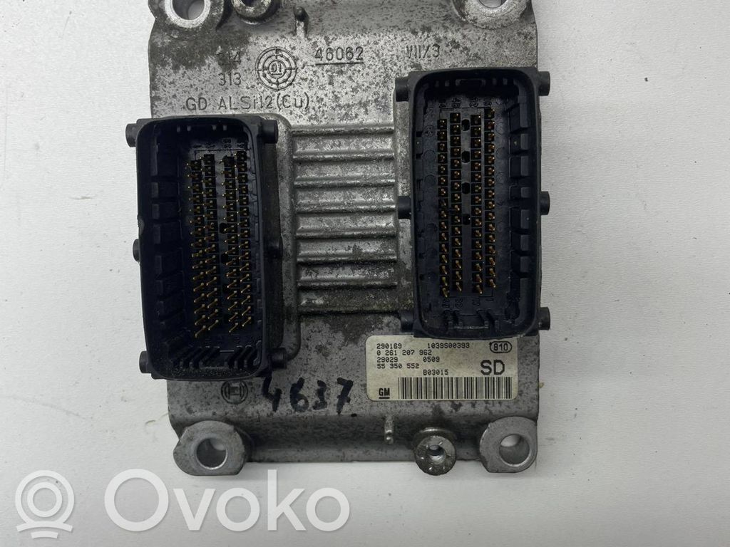 Engine control unit/module   0261207962,290169,55350552,1039S00393