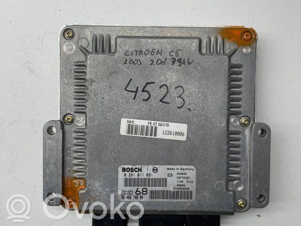 Citroen C5 Engine control unit/module 