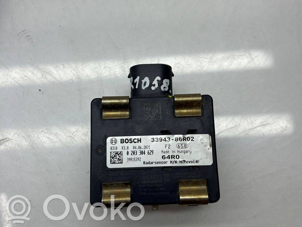Sensor de radar Distronic   3394386R02,3394386R02,0203304629,39R15392