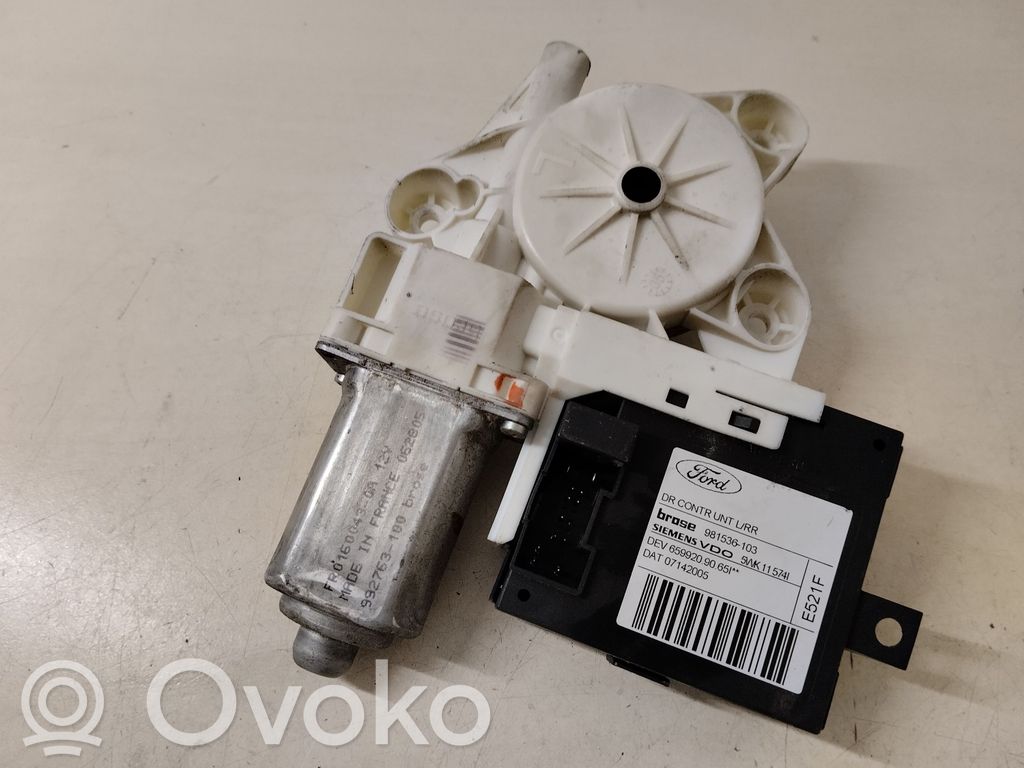 Ford Focus C-MAX Rear door window regulator motor 