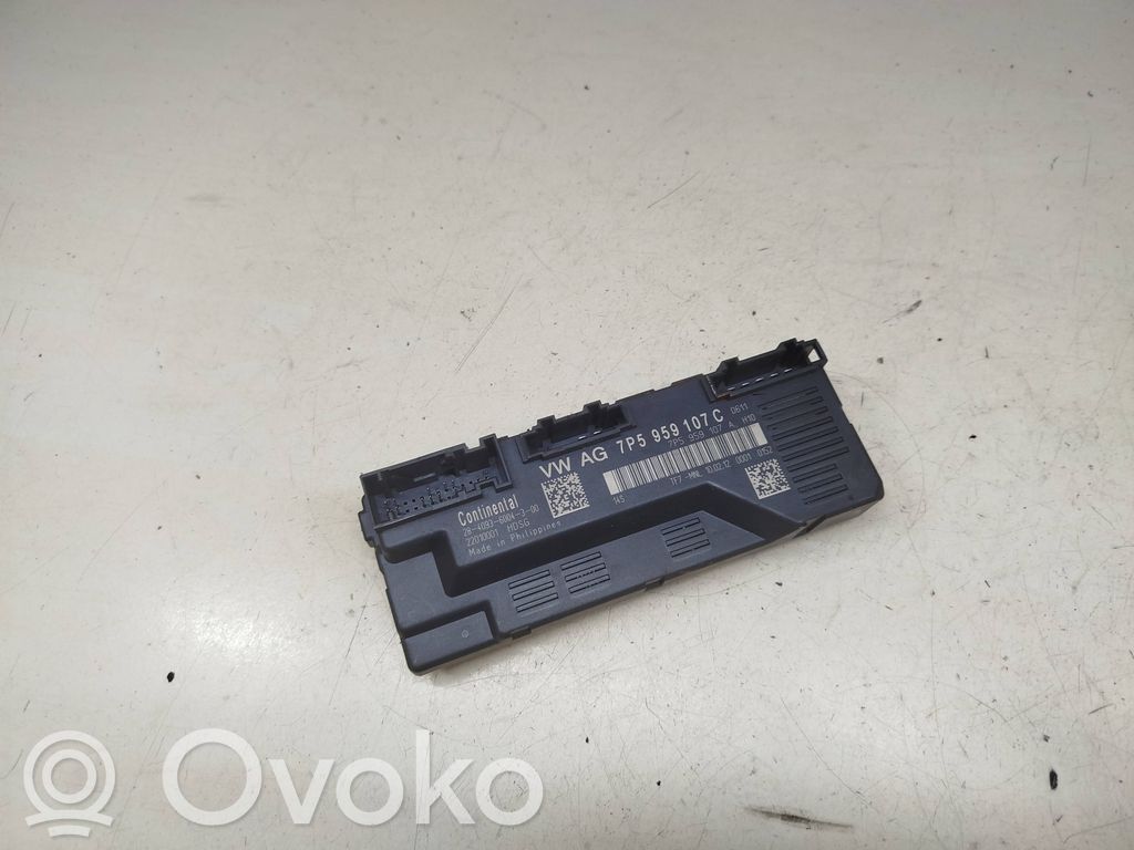 Porsche Cayenne (92A) Tailgate/trunk control unit/module 