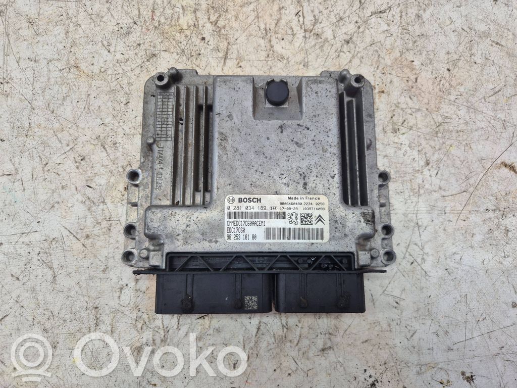 Peugeot Expert Engine control unit/module 