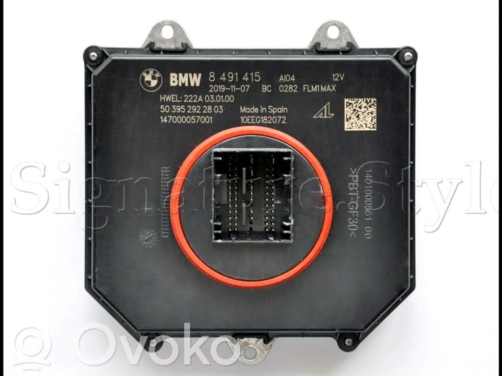 BMW X4 G02 Module de ballast de phare Xenon 