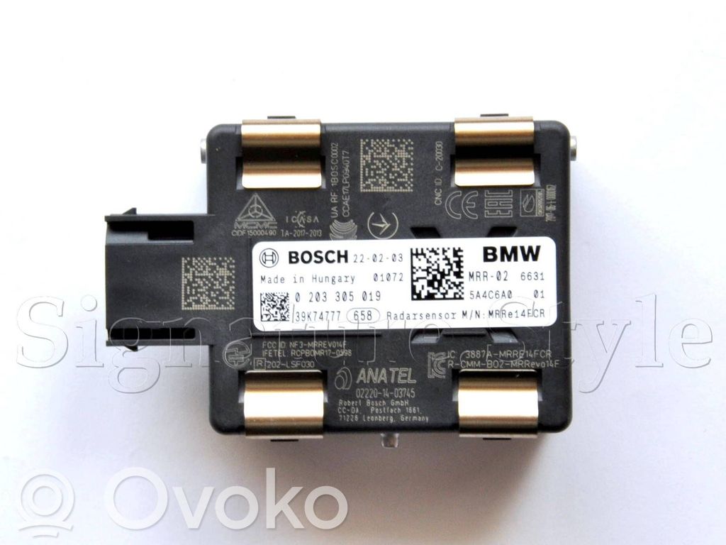 BMW 3 G20 G21 Distronic sensor radar 