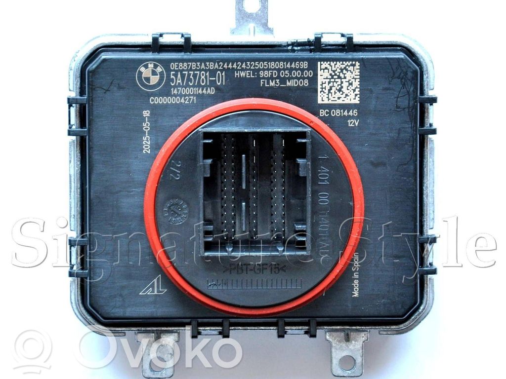 BMW 5 G60 G61 Headlight ballast module Xenon 