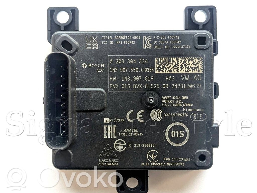Distronic sensor radar   1N3907550C,1N3907550D,1N3907550E,1N3907550B