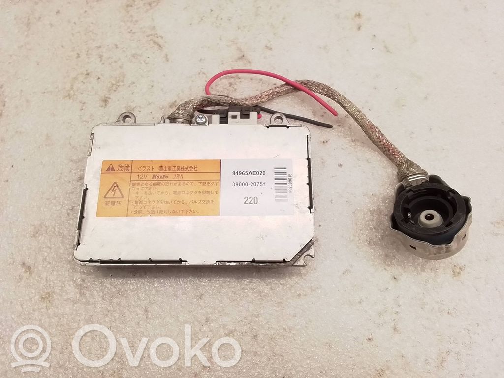 Unité de commande / module Xénon   84965AE020,3900020751