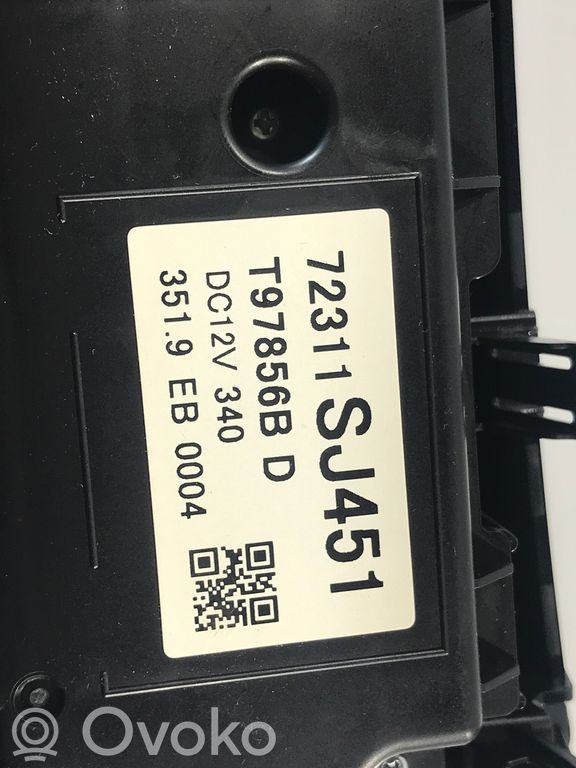 Subaru Forester SK Panel klimatyzacji 