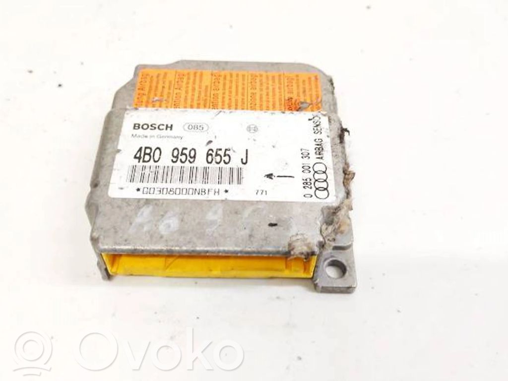 Airbag control unit/module   4B0959655J,0285001307,0285001307,4B0959655J