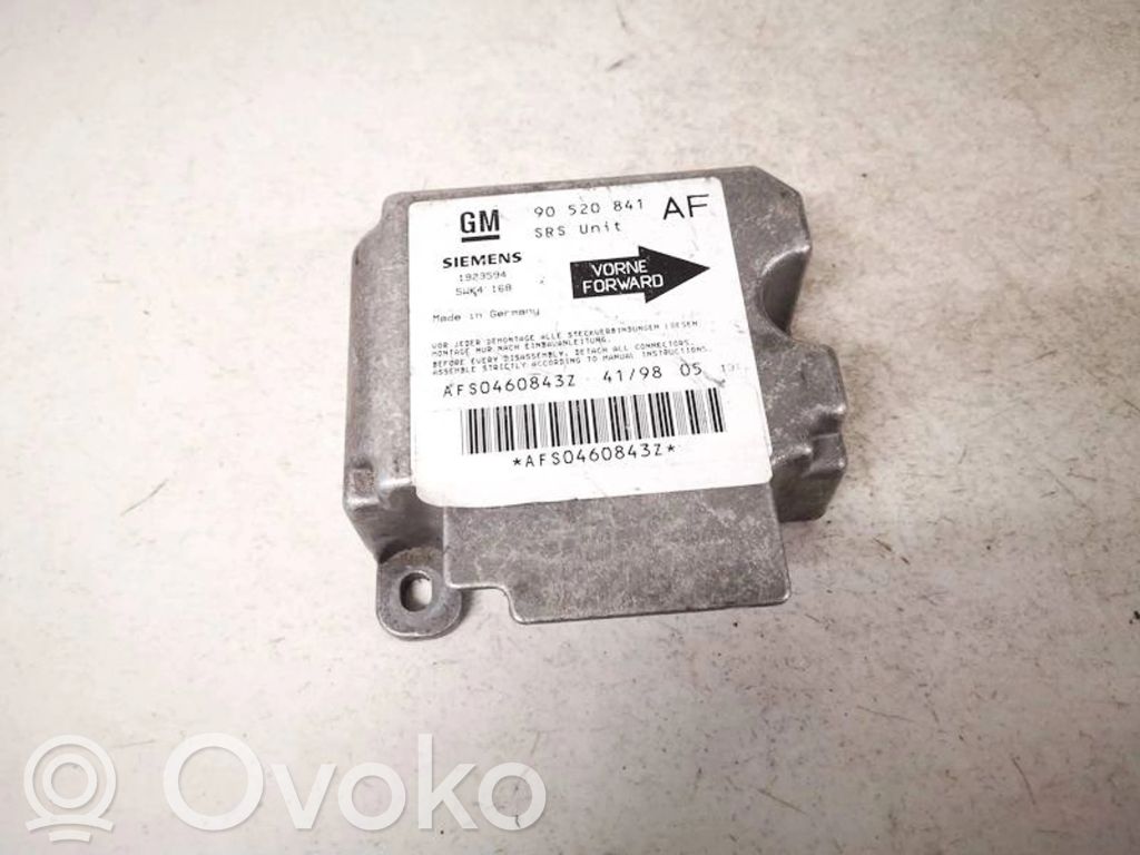 Opel Astra G Centralina/modulo airbag 