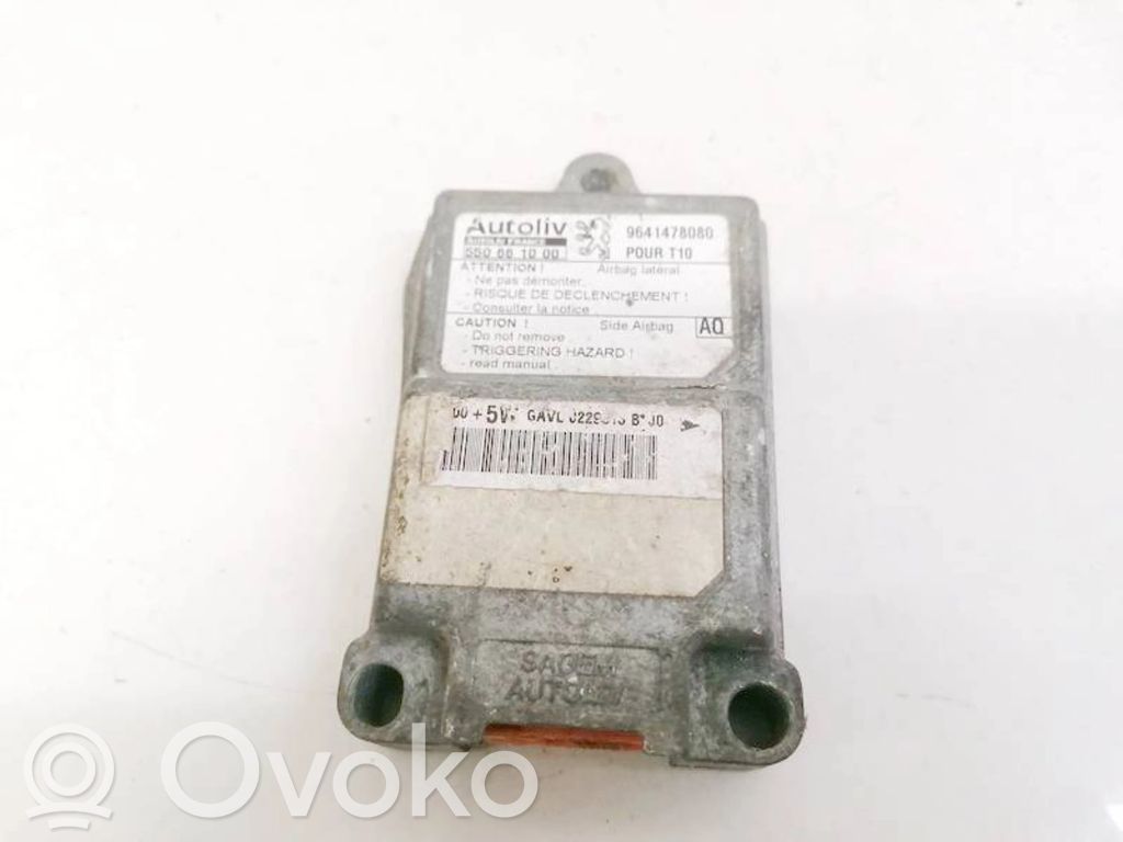 Peugeot 206 Unitate/modul de comandă airbaguri 