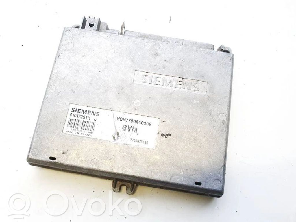 Engine control unit/module   7700873465,S101725111Q,7700873465,S101725111Q
