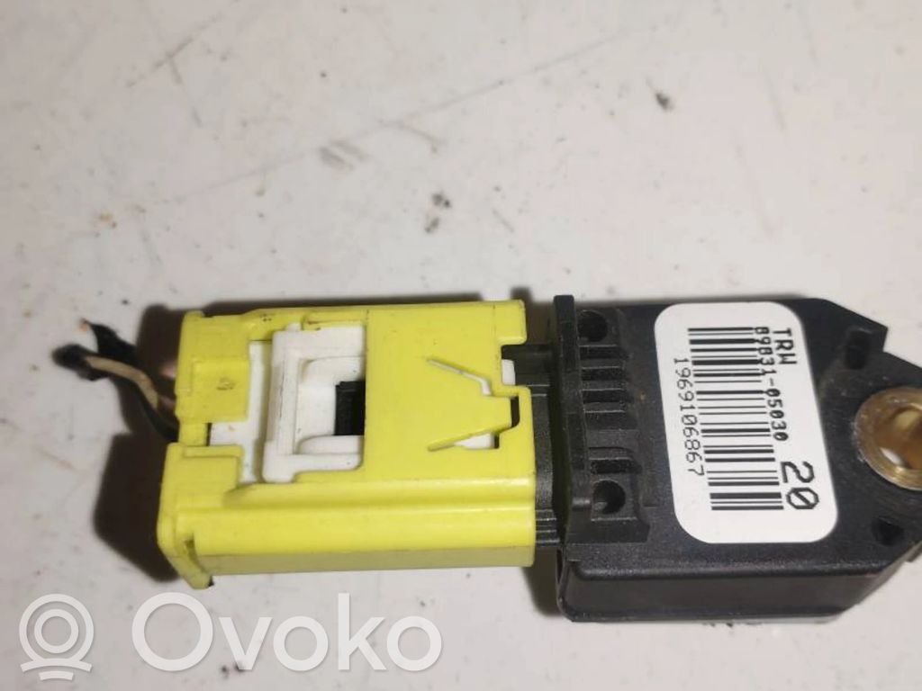 Toyota Avensis T270 Sensore d’urto/d'impatto apertura airbag