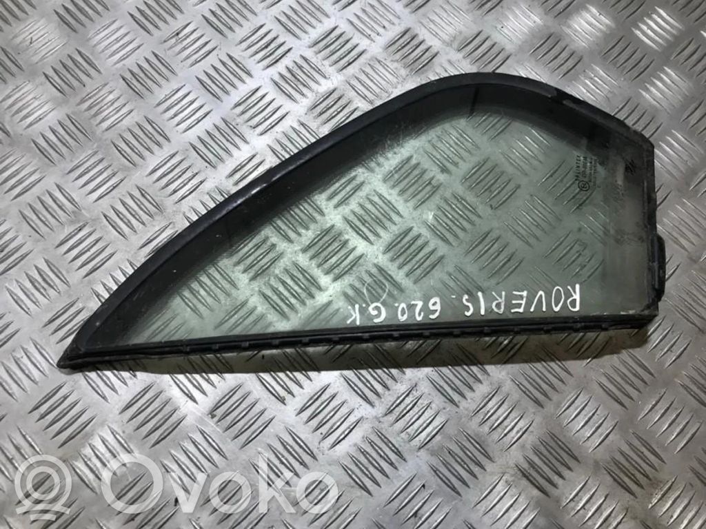 Rear vent window glass