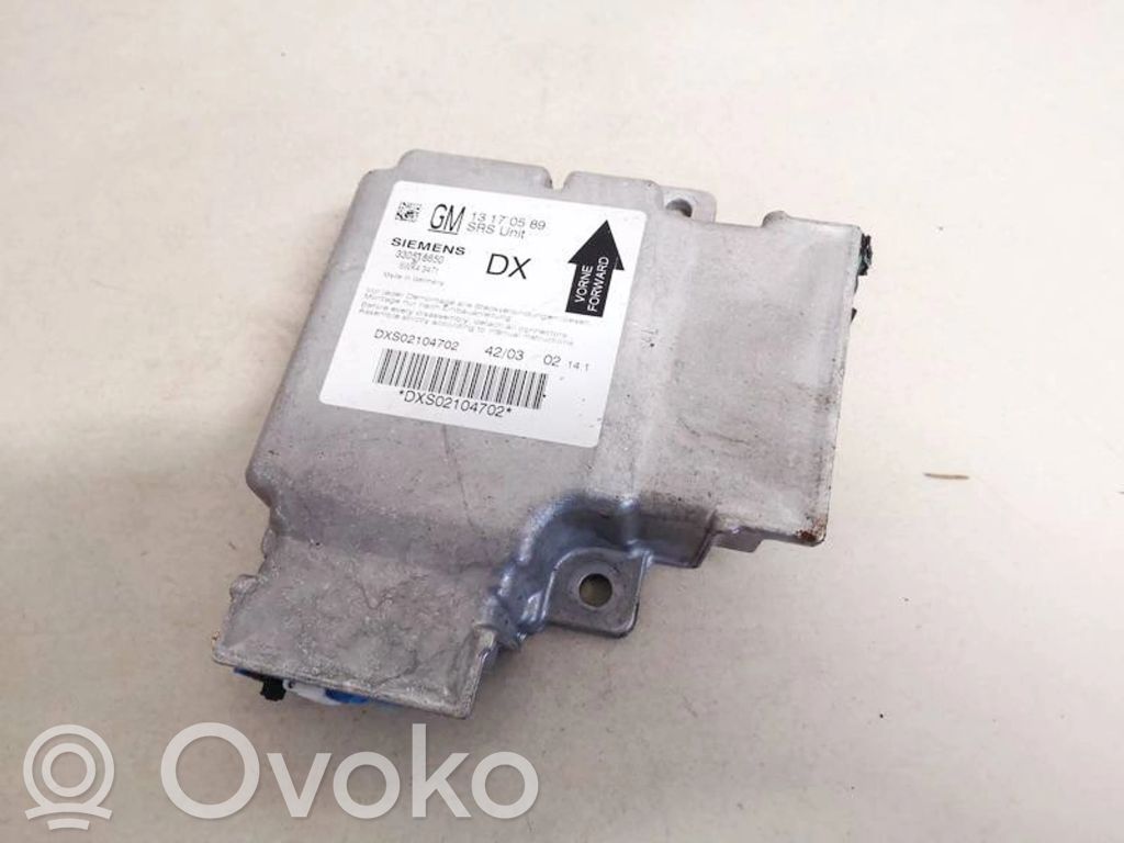 Centralina/modulo airbag   13170589,5WK3471,13170589,5WK3471
