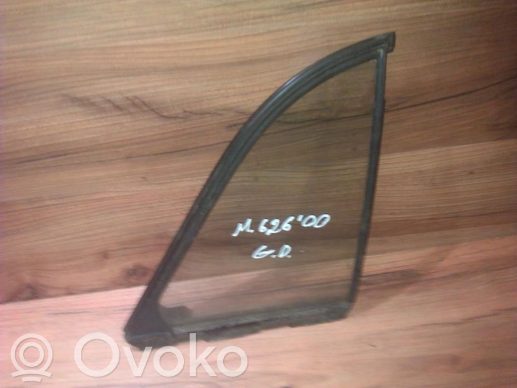 Rear vent window glass