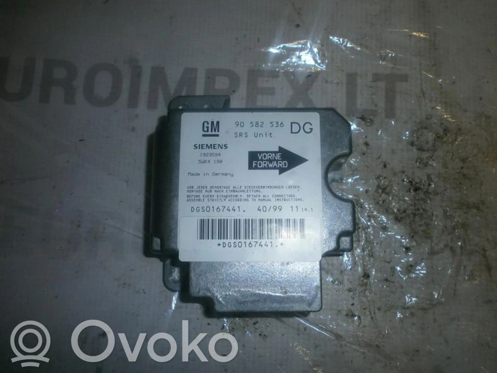 Opel Zafira A Centralina/modulo airbag