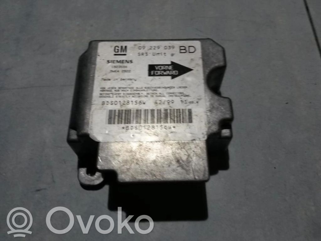 Opel Vectra B Unitate/modul de comandă airbaguri 