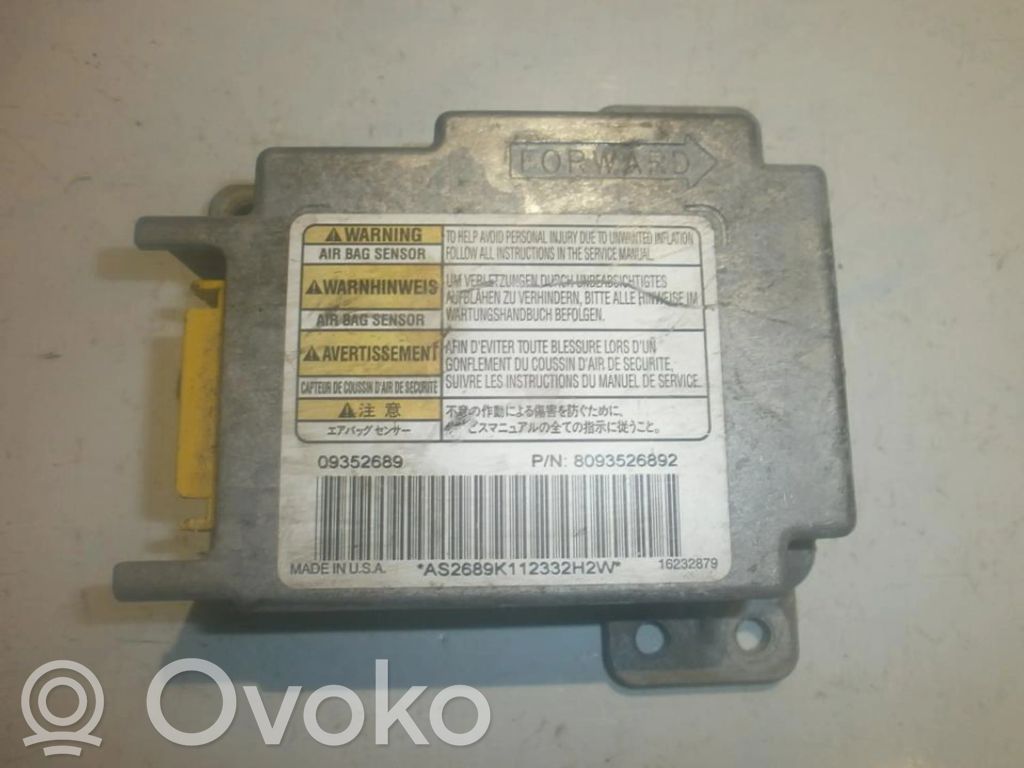 Opel Frontera B Unitate/modul de comandă airbaguri 