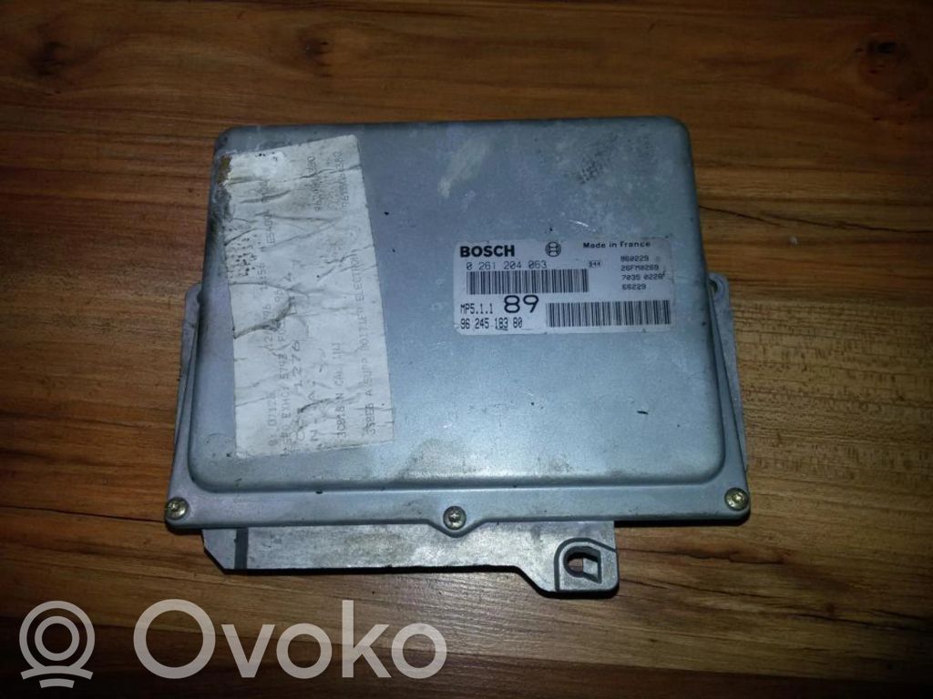 Unidad de control/módulo del motor   0261204063,9624518380,0261204063,9624518380
