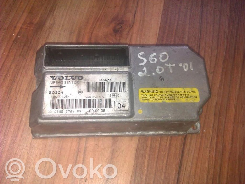 Volvo S60 Unitate/modul de comandă airbaguri 