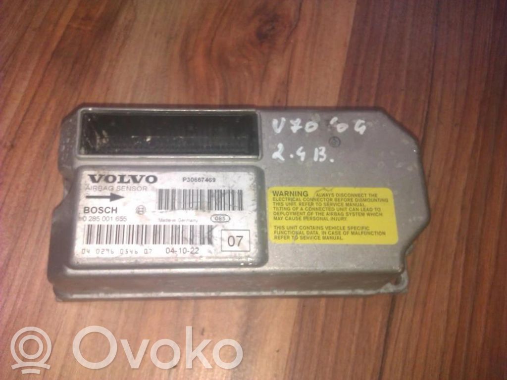 Module de contrôle airbag   0285001655,P30667469,0285001655,P30667469