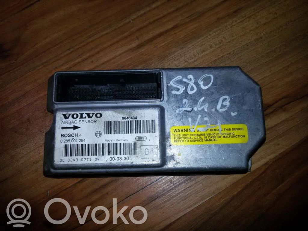 Volvo S80 Unitate/modul de comandă airbaguri 
