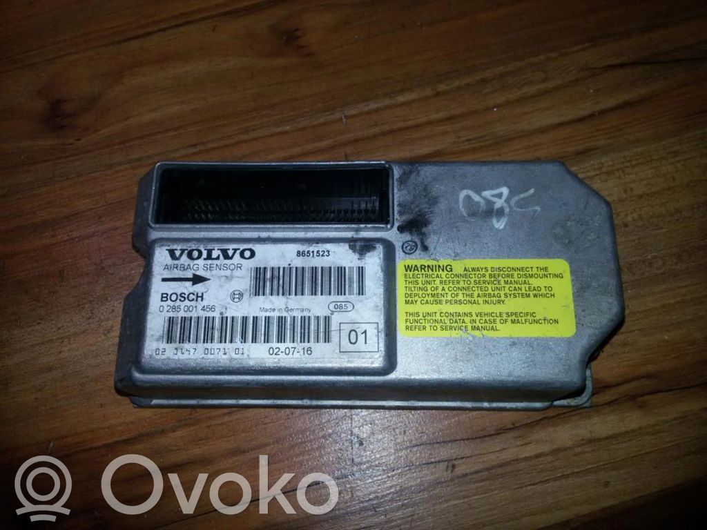 Volvo S80 Unitate/modul de comandă airbaguri 