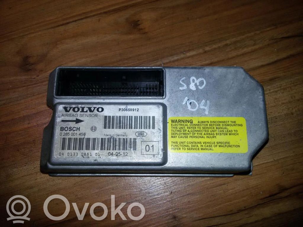 Volvo S80 Centralina/modulo airbag 