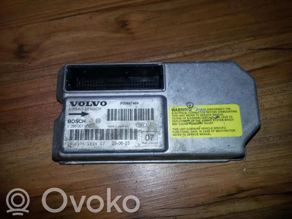 Volvo S80 Centralina/modulo airbag 